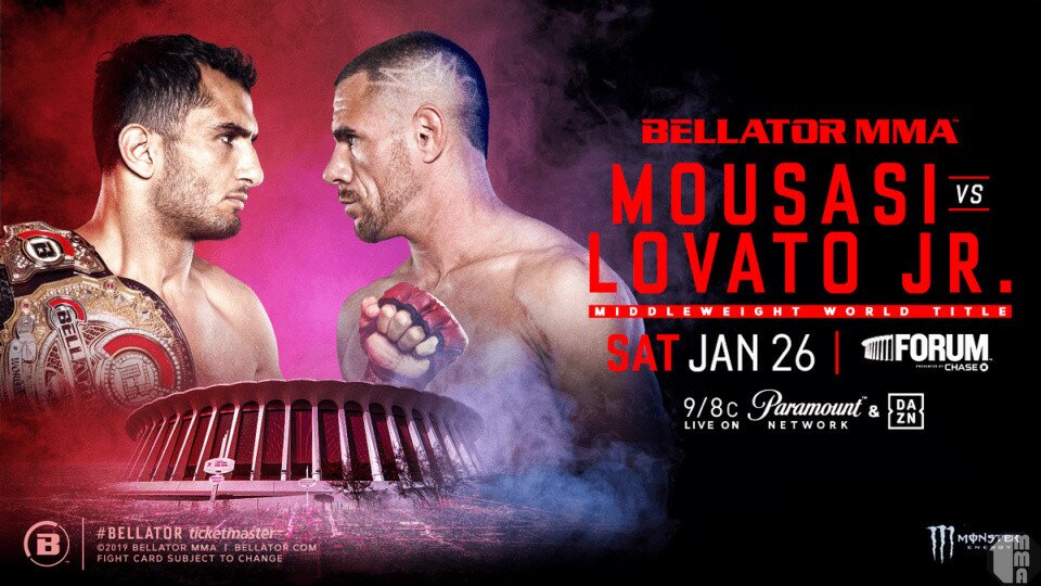 Трансляция Bellator 223: Mousasi vs. Lovato